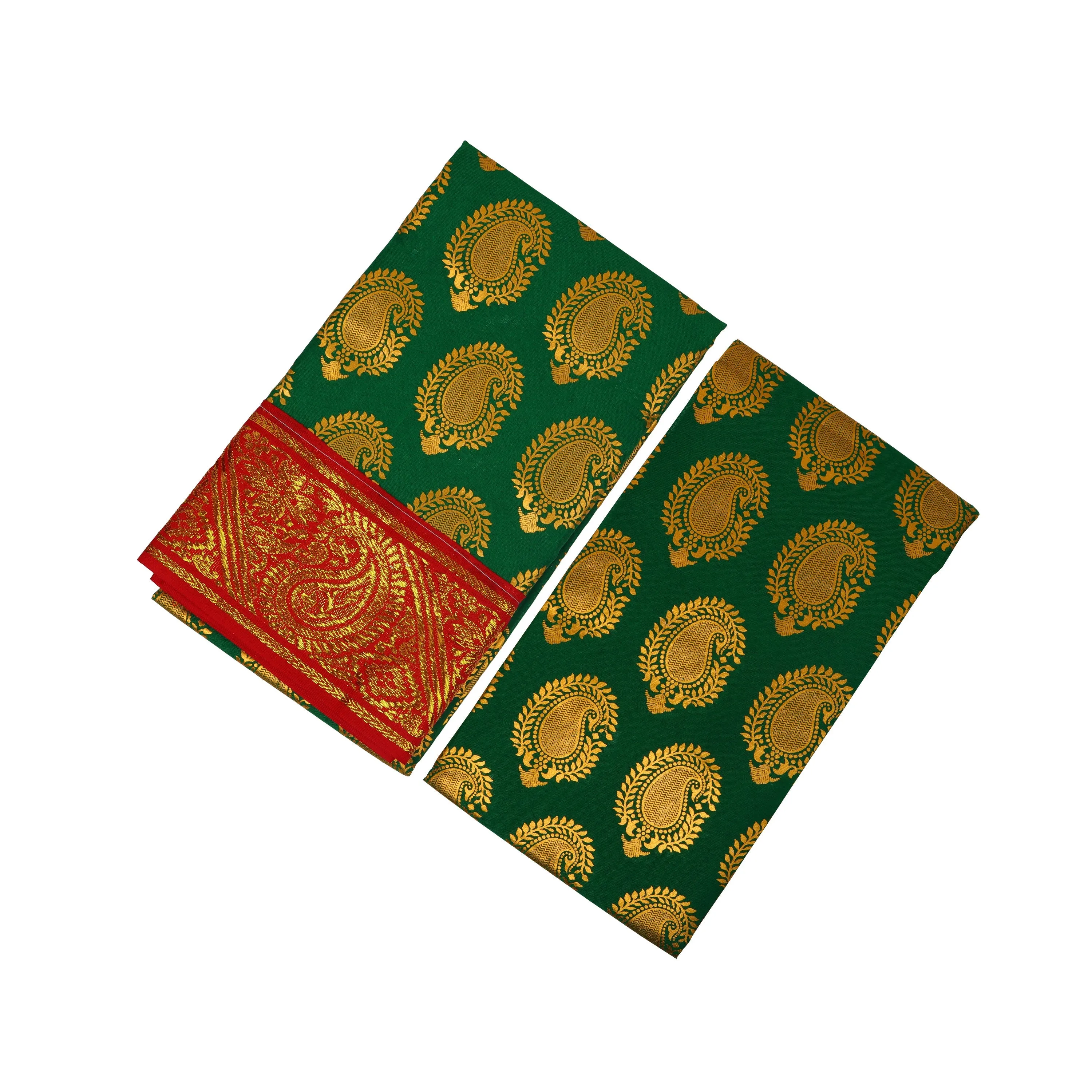 Amman Saree - 6 Yards | Cutting Butta Pattu Devi Dress/ Deity Dress/ Saree for Goddess/ Assorted Colour