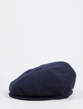 Bailey Galvin Wool Newsboy Cap - Navy Blue