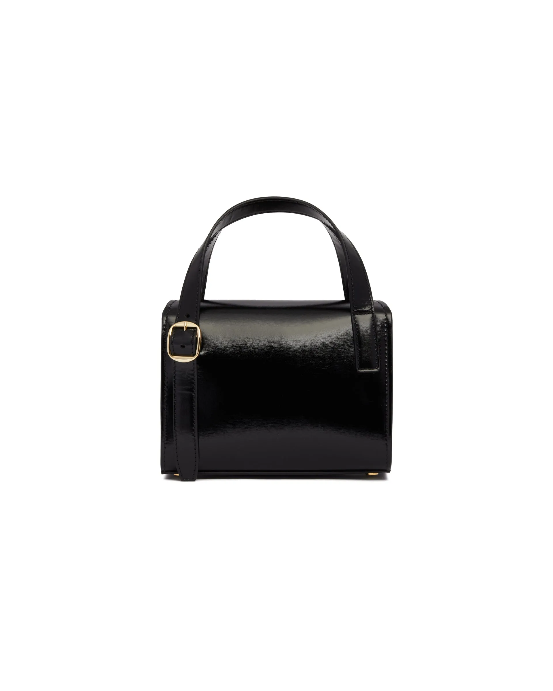 Black Mini Belt Cabas Handbag