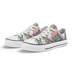 Magnolia Womens Low Top Shoes, Garden Classic Canvas Converse Sneakers.