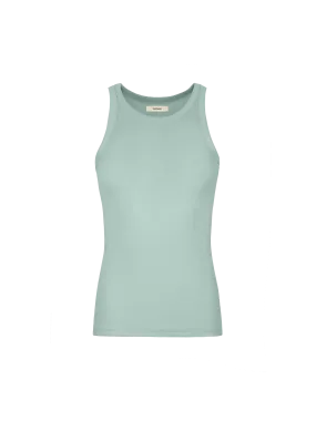 Women's 365 Lightweight Rib Tank Top—eucalyptus blue